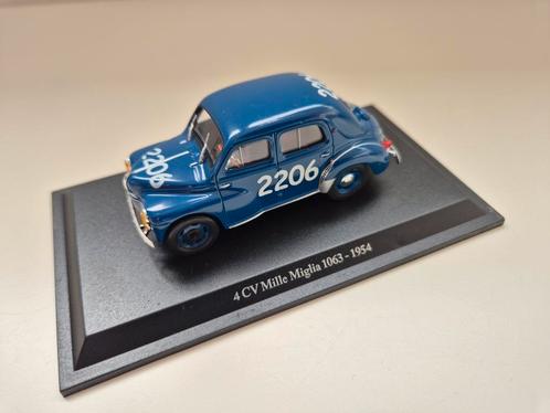 Renault 4CV Mille Miglia 1954, Hobby en Vrije tijd, Modelauto's | 1:43, Nieuw, Ophalen of Verzenden