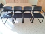 Set van 4 stapelbare stoelen, Quatre, Noir, Enlèvement, Utilisé