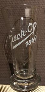 Grande flute anciennne 33 cl Jack-op 1869 Werchter, Enlèvement ou Envoi, Utilisé, Verre ou Verres, Autres marques