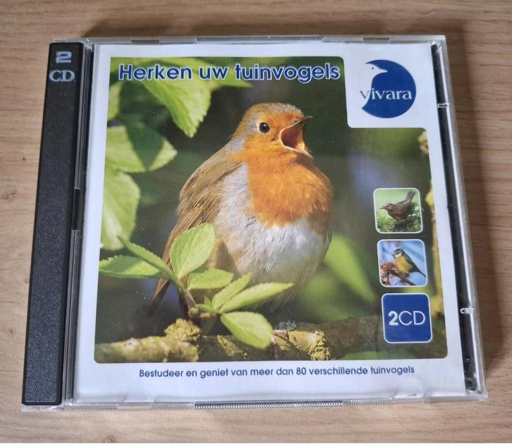CD met 2 schijven „Herken je tuinvogels”, Cd's en Dvd's, Cd's | Overige Cd's, Zo goed als nieuw, Verzenden