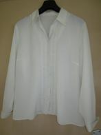 Crèmekleurige blouse-chemisier (lange mouwen) maat 46, Gedragen, Ophalen of Verzenden, _, Maat 46/48 (XL) of groter