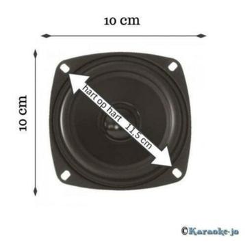 Dynavox 4 Ohm basluidspreker 10 cm 30 Watt beschikbaar voor biedingen