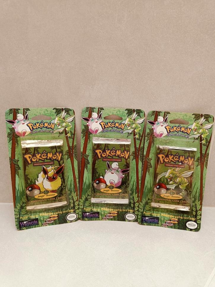 Pokémon jungle blister art set WOTC, Hobby en Vrije tijd, Verzamelkaartspellen | Pokémon, Booster, Ophalen of Verzenden
