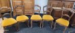 5 chaises de style Louis-Philippe en tissu, Ophalen