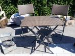 wicker bistro set, Osier, Salons de jardin, Comme neuf, Enlèvement