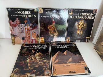 Set van 5 boeken over Egypte - Zo goed als nieuw beschikbaar voor biedingen