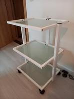 Roltafel, Ophalen, Zo goed als nieuw, Metaal of Aluminium, 60 cm of meer