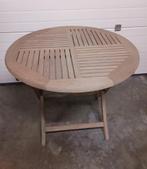 teaken tafel, Tuin en Terras, Tuintafels, Ophalen, Gebruikt, Rond