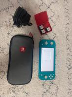 Nintendo Switch Lite - 5maanden Gebruik - Perfecte Staat, Ophalen, Turquoise, Zo goed als nieuw, Met beschermhoes of tas