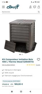 Kit composteur imitation bois 400L, Jardin & Terrasse, Enlèvement ou Envoi, Neuf, Bois