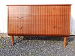 Vintage dressoir met 3 lades uit de jaren 50 om, Huis en Inrichting, Ophalen, Gebruikt, Vintage, 50 tot 100 cm
