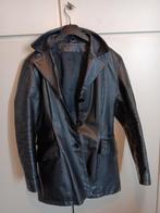lederen vrouwenjas, Kleding | Dames, Jasjes, Kostuums en Pakken, Ophalen, Zo goed als nieuw, Maat 38/40 (M), Zwart