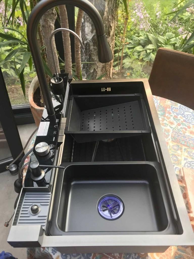 Évier cuisine premium noir mat, Electroménager, Électroménager & Équipement Autre, Neuf, Enlèvement ou Envoi