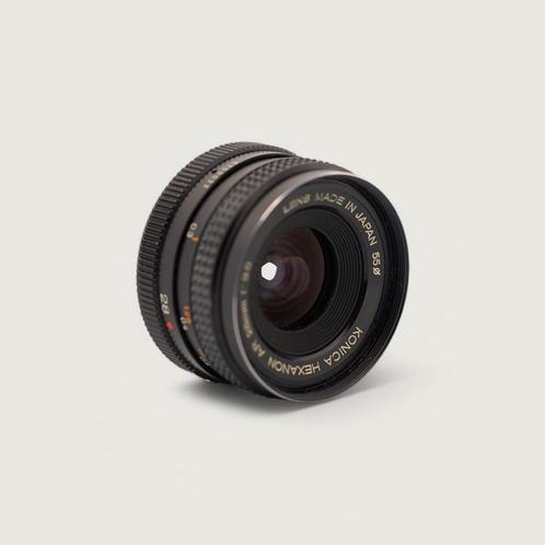 Objectif Konica Hexanon AR monture Konica AR 28mm f/2.8, Audio, Tv en Foto, Fotocamera's Analoog, Gebruikt, Spiegelreflex, Konica