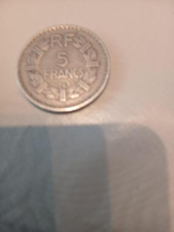 1 stuk van 5 franse frank 1947 beschikbaar voor biedingen