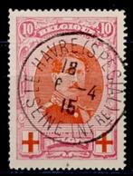 Belg. 1915 - Albert I nr 133, Postzegels en Munten, Verzenden, Gestempeld