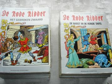 Strips 80 albums " De Rode Ridder " zilvergrijze cover