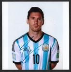 foto met handtekening LIONEL MESSI, Verzamelen, Ophalen of Verzenden