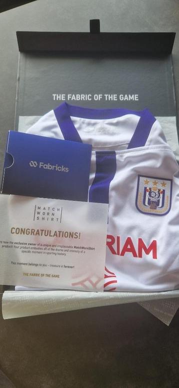 Maillot porté et signé Augustinsson, Taille M, Enlèvement ou Envoi, Comme neuf, Maillot