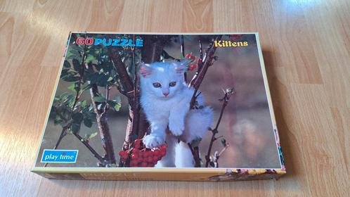 Legpuzzel kittens 60 stukjes, Enfants & Bébés, Jouets | Puzzles pour enfants, Comme neuf, Enlèvement ou Envoi