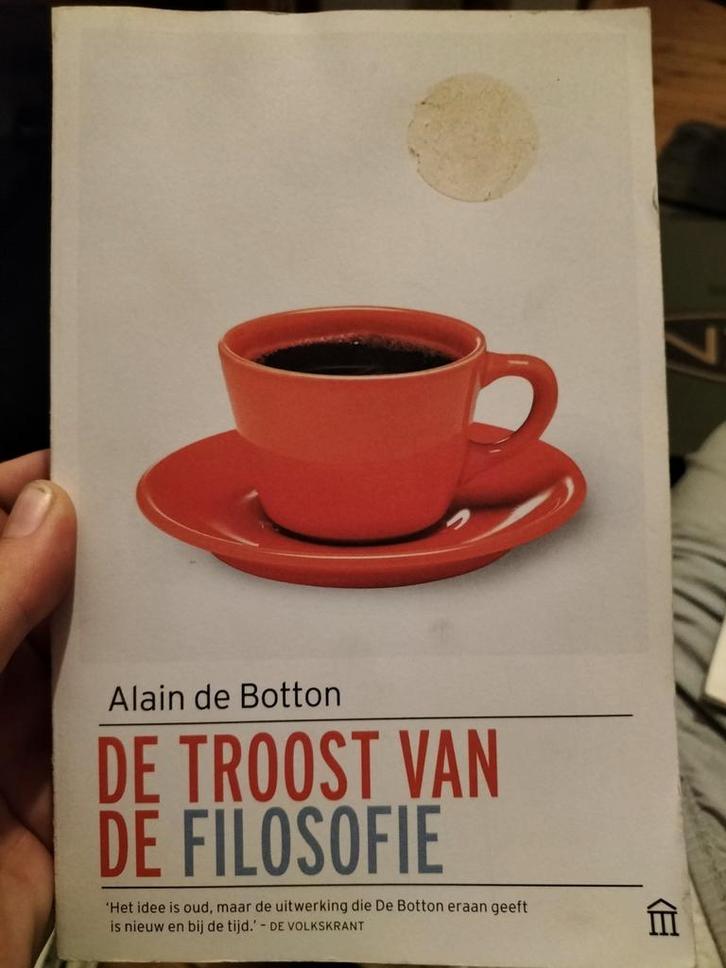 Alain de Botton - De troost van de filosofie, Boeken, Filosofie, Zo goed als nieuw, Ophalen of Verzenden