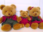 set beren / decoratie, Verzamelen, Beren en Cherished Teddies, Ophalen of Verzenden, Zo goed als nieuw, Stoffen beer