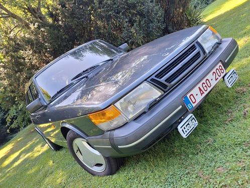 Saab 900i 16v, Auto's, Saab, Particulier, Benzine, Berline, 4 deurs, Handgeschakeld, Zilver of Grijs, Velours, Voorwielaandrijving