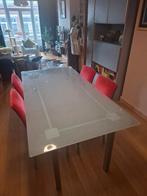 Table salle à manger, Maison & Meubles, 150 à 200 cm, Cinq personnes ou plus, Verre, Enlèvement