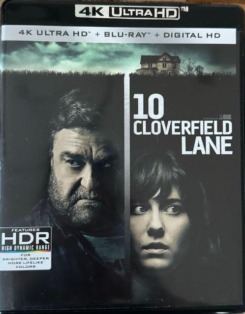 10 Cloverfield Lane (4K Blu-ray, US-uitgave), CD & DVD, Blu-ray, Comme neuf, Thrillers et Policier, Enlèvement ou Envoi
