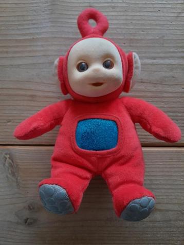 Peluche Eden Po rouge Vintage Teletubbies 1998 assise 16 cm, Enlèvement ou Envoi, Neuf