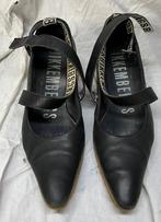 BIKKEMBERGS damesschoenen exclusief, zwart/wit, leder, 39, Kleding | Dames, Ophalen, Schoenen met lage hakken, Zwart, BIKKEMBERGS