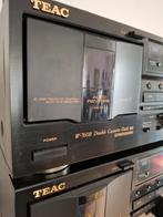 Teac W-760 double cassette deck Nicel, Audio, Tv en Foto, Cassettedecks, Ophalen of Verzenden, Dubbel