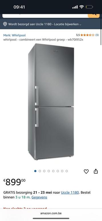 Super frico combi whirlpool neuf emballé, Enlèvement ou Envoi, Comme neuf