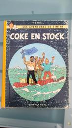 Kuifje „Coke op voorraad”, editie 1958, 1962, Boeken, Gelezen, Eén stripboek, Ophalen of Verzenden, HERGE