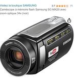 À vendre caméra Samsung, TV, Hi-fi & Vidéo, Caméscopes numériques, Comme neuf, Samsung, Caméra