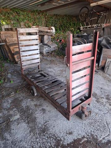 Ancien chariot de transport sur 3 roues, Antiquités & Art, Enlèvement