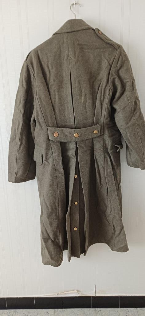 kaki wollen overjas ABL leger, Verzamelen, Militaria | Algemeen, Landmacht, Kleding of Schoenen, Ophalen of Verzenden