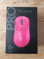 Logitech G PRO X SUPERLIGHT 2 DEX Magenta 8K, Computers en Software, Muizen, Rechtshandig, Muis, Logitech, Ophalen of Verzenden