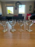 4 verres différents Orval non émaillés, Ophalen of Verzenden, Zo goed als nieuw