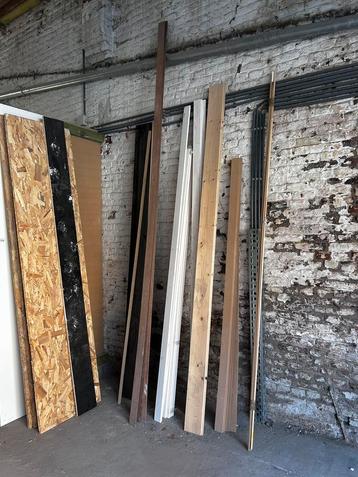 Lot planche mdf osb contre plaque panneau bois marin, Enlèvement, Bois