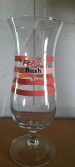 Bush perzik bierglas met honing en frame 25cl-33cl, Ophalen of Verzenden, Zo goed als nieuw
