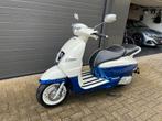 Peugeot Django 125cc white/blue, Vélos & Vélomoteurs, Cyclomoteurs | Peugeot, Autres modèles, 125 cm³, Enlèvement, Utilisé