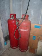 2 grote propaan, butaan gasflessen, Caravans en Kamperen, Ophalen, Gebruikt