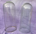 2 grote glazen stolpen, Ophalen, Zo goed als nieuw