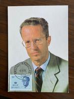 Postzegel op postkaart, op datum van uitgave. Perfecte staat, Timbres & Monnaies, Timbres | Europe | Belgique, Enlèvement, Avec timbre