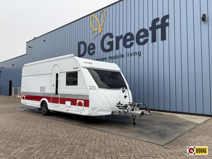 Kabe Royal 560 XL KS, Caravans en Kamperen, Caravans, Bedrijf, tot en met 4, 1500 - 2000 kg, Rondzit, Kabe, 6 tot 7 meter, Fietsenrek