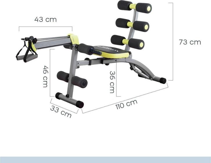 fitnesapparaat wonder core 2, Sport en Fitness, Fitnessapparatuur, Zo goed als nieuw, Hometrainer, Armen, Benen, Borst, Buik, Rug