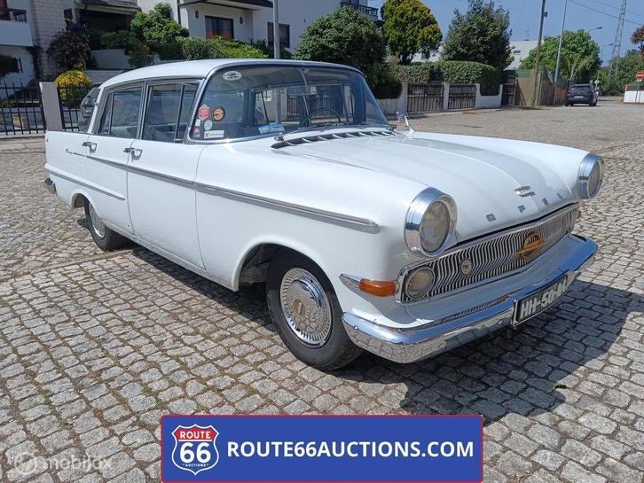 Opel Kapitän P2.6 | 1960 | Route 66 Auctions, Auto's, Oldtimers, Bedrijf, Te koop, Opel, Benzine, Overige carrosserie, Handgeschakeld