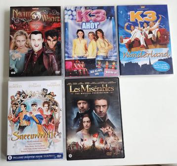 DVD 's : Pokémon, Sneeuwwitje, Turtles, K3, Dinotopia... beschikbaar voor biedingen