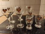 Set van 8 Malheur glazen Brouwerij De Landtsheer Buggenhout, Verzamelen, Glas en Drinkglazen, Ophalen, Gebruikt, Bierglas